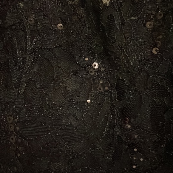 Assymetrical black  sequin dress. Size M/M. Laura brand - Picture 3 of 4